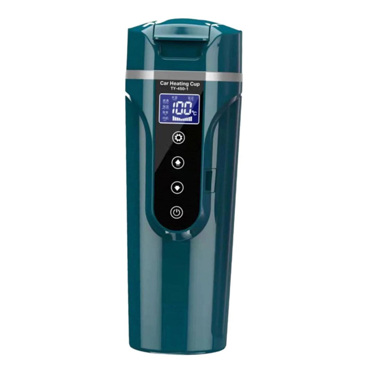 450ml 24V/12V Electric Travel Kettle Thermal Insulation Portable Cup Dark Green T714377