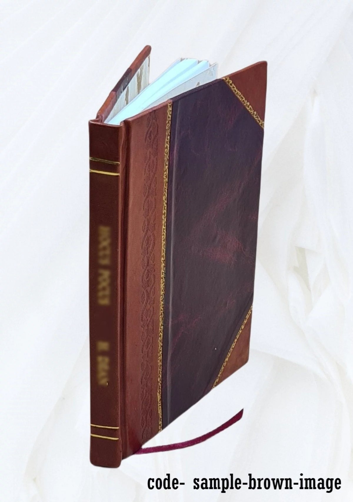 1935 1936 Leather Bound Railroad Freight Statistics Q1669