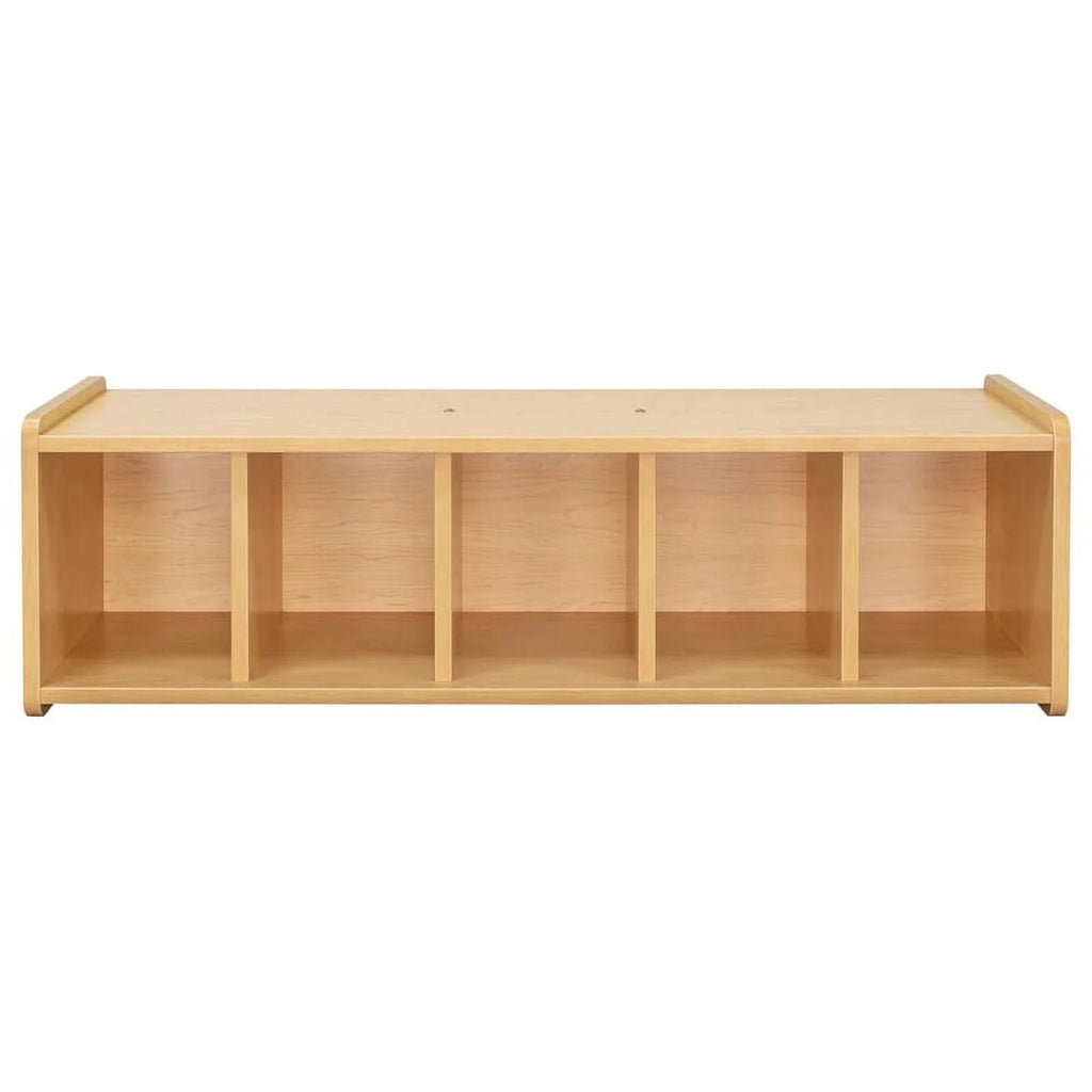 Maple Wood Book Bench Cubby Storage F181