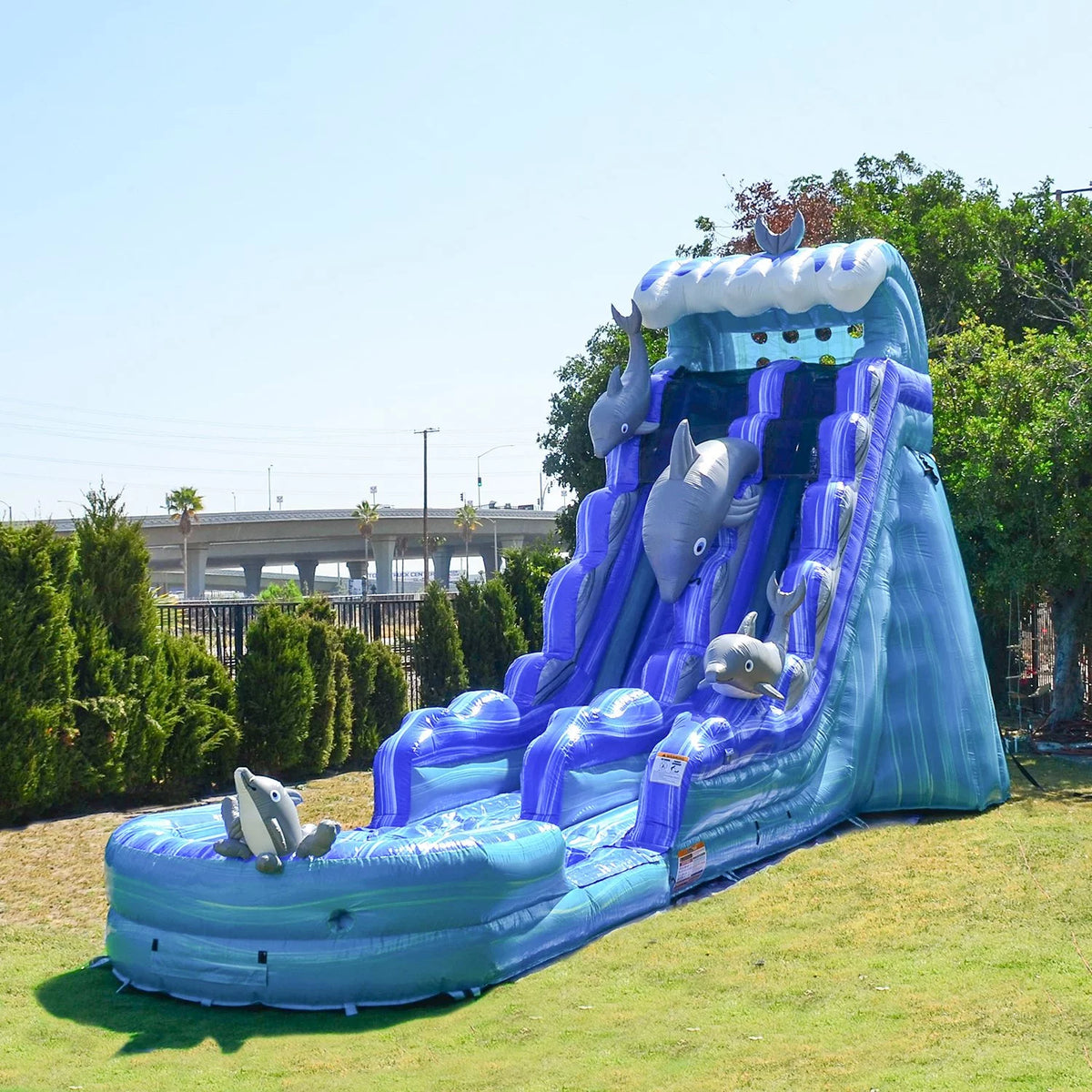 Commercial Grade Inflatable Water Slide with Detachable Pool F732