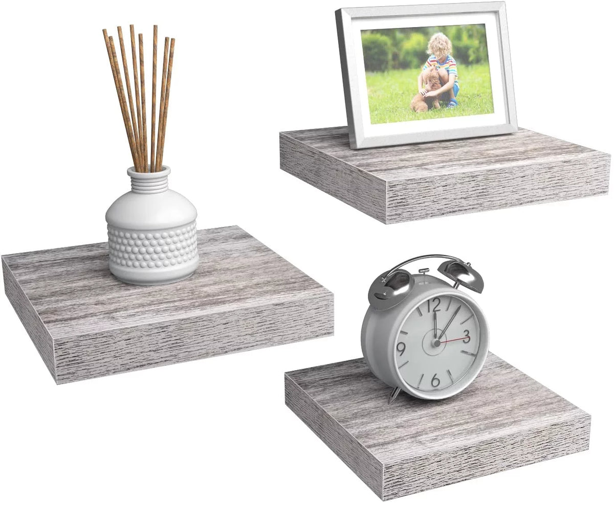 White Floating Shelves 3 Pack V290