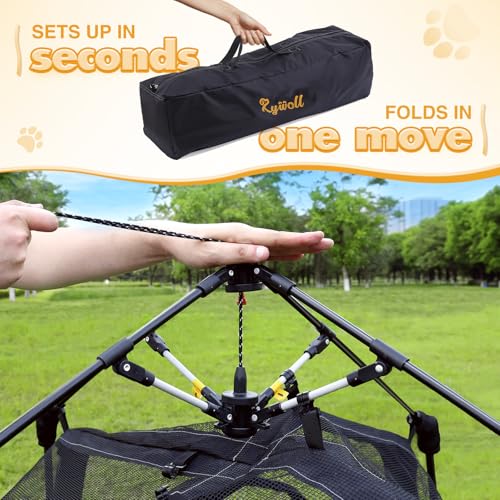 Extra Large 3-Tier Foldable Outdoor Cat Enclosure with Carry Bag O1148