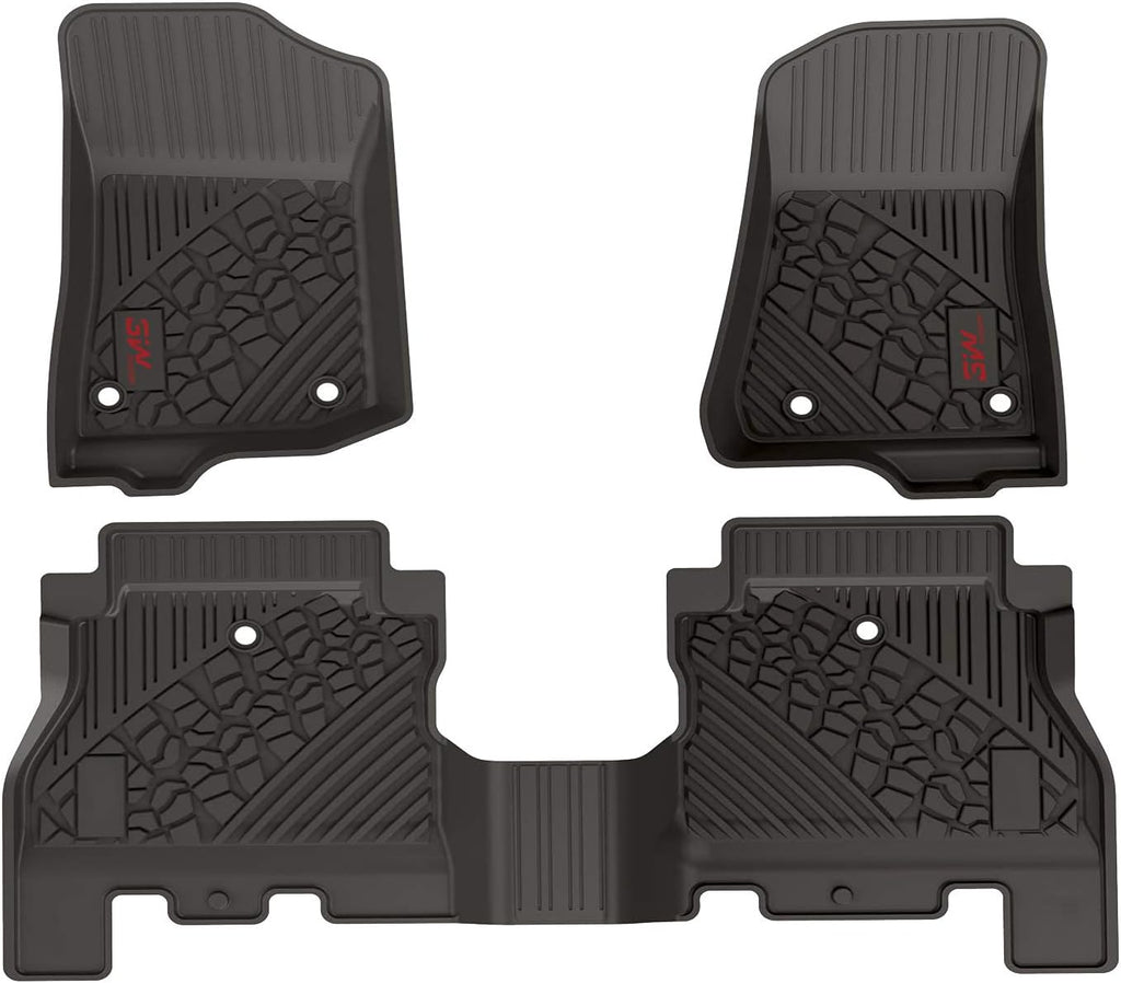 Black TPE Floor Mats Full Set A640