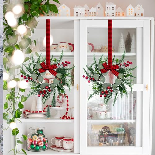 10 Inch Mini Christmas Wreaths 4Pcs C9013