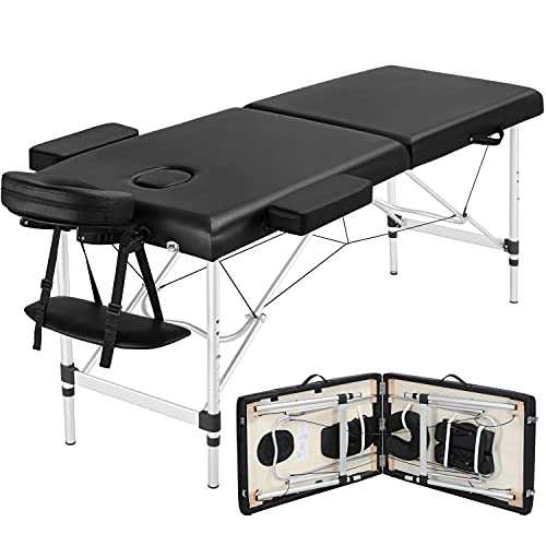 Pink 24 inch Portable Height Adjustable Massage Table V380