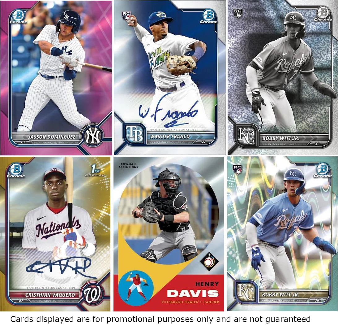 Bowman Chrome Baseball Mega Box Trading Cards M798
