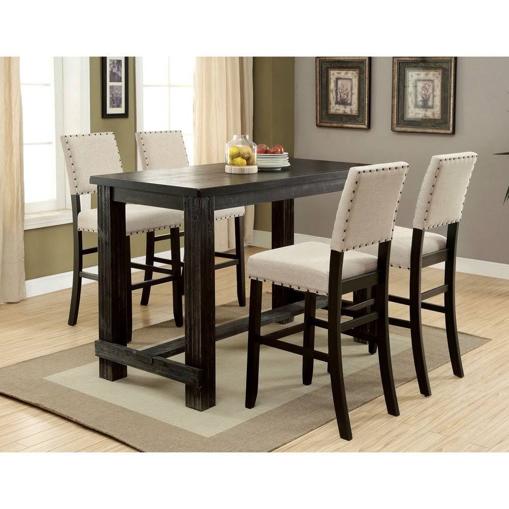 Black Bar Chairs Set of 2 R674