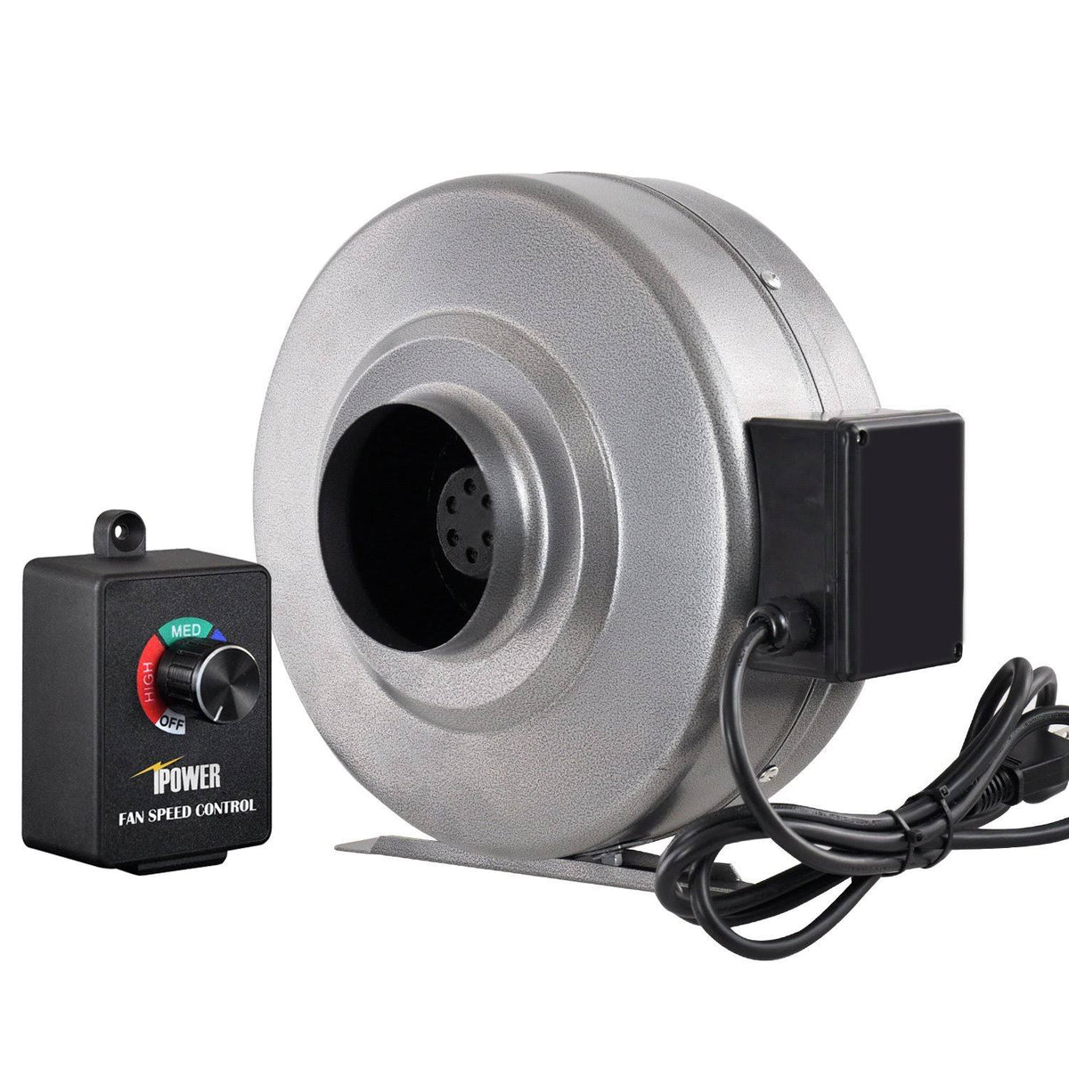 4 inch 190 CFM Inline Duct Fan with Variable Speed Controller K60402