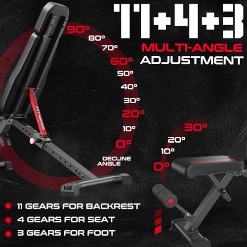 Adjustable Incline Decline Weight Bench G81666