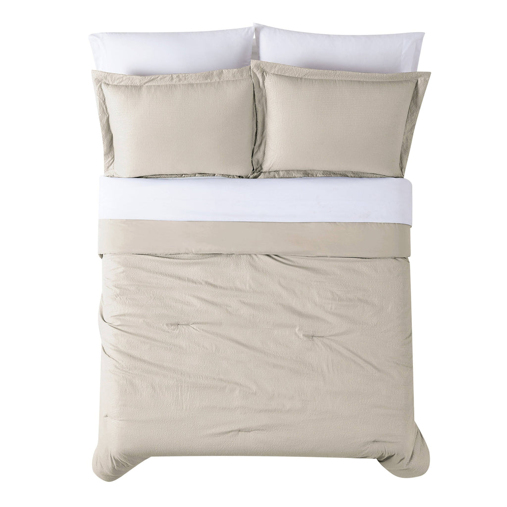 7 Piece Queen White Bed in A Bag D724802