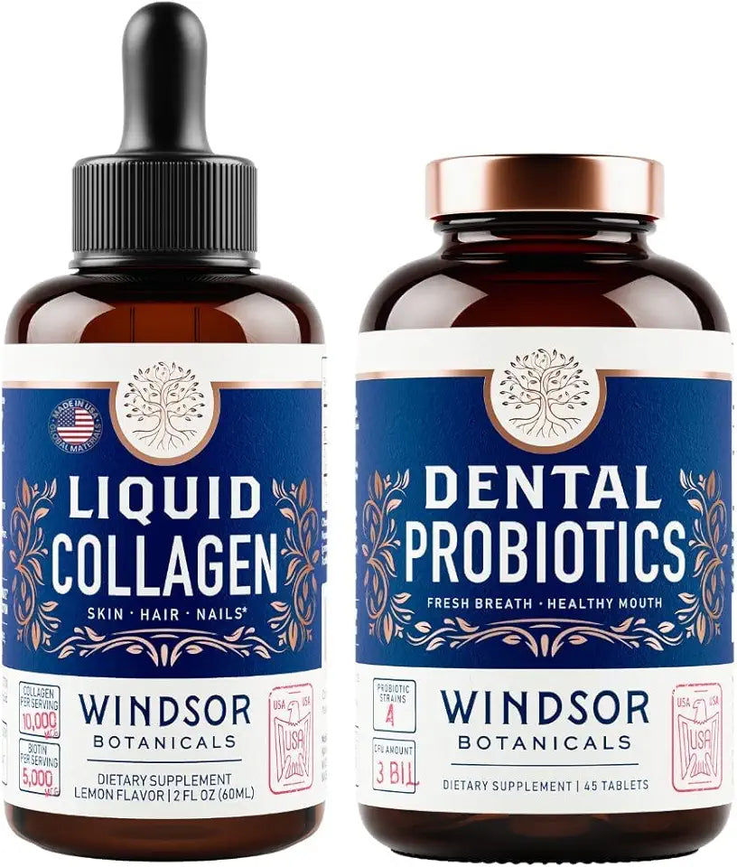 Concentrated Liquid Collagen Peptides and Dental Probiotics W187