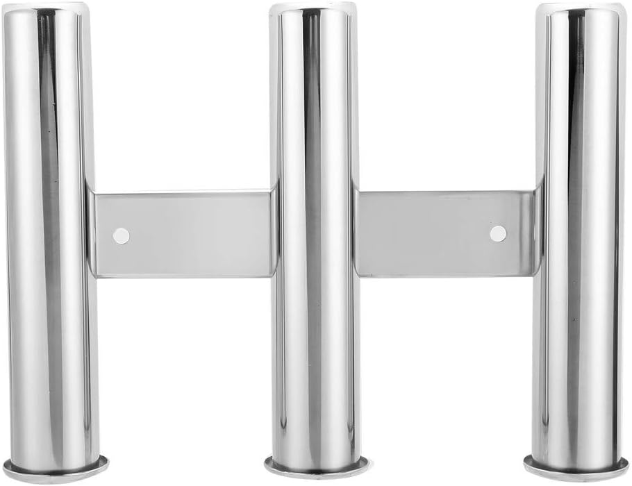 Wall-Mounted 316 Stainless Steel Rod Holder Pack of 2 Q784884