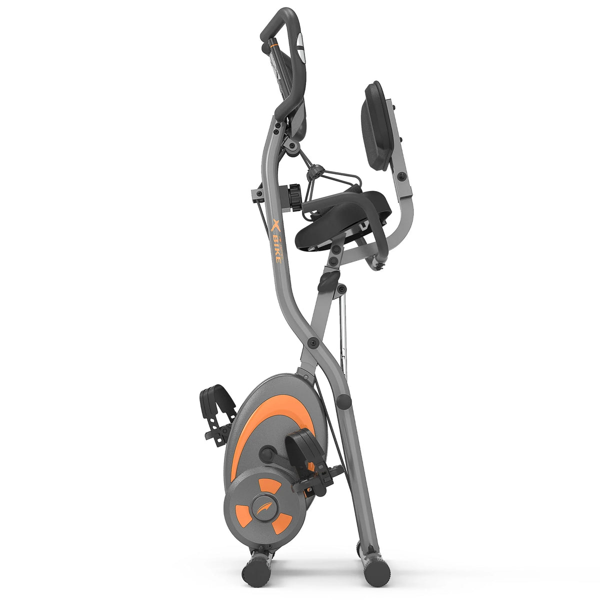 Folding Stationary Recumbent Exercise Bike with Resistance Bands M543