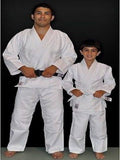 White Single Weave Judo Gi P884