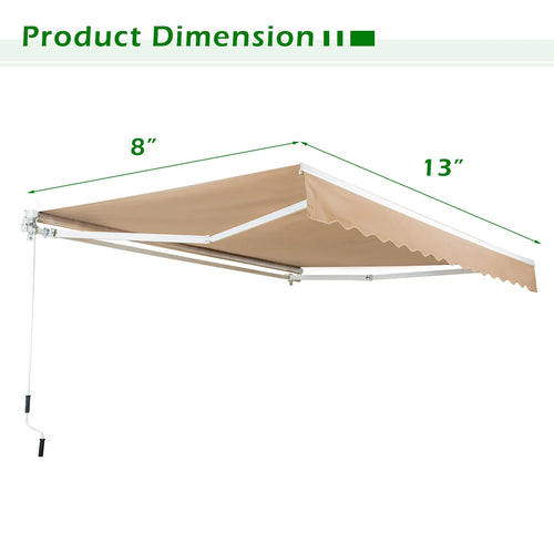 13' x 8' Retractable Patio Awning R82150