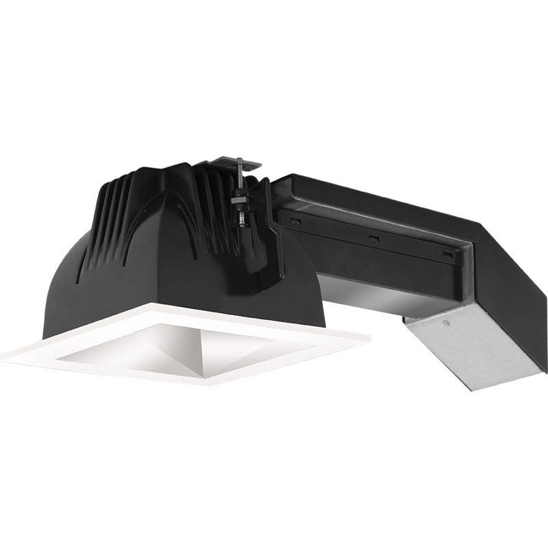4 inch Square 12W Dimmable 4000K 80 CRI Matte White Ring O21010