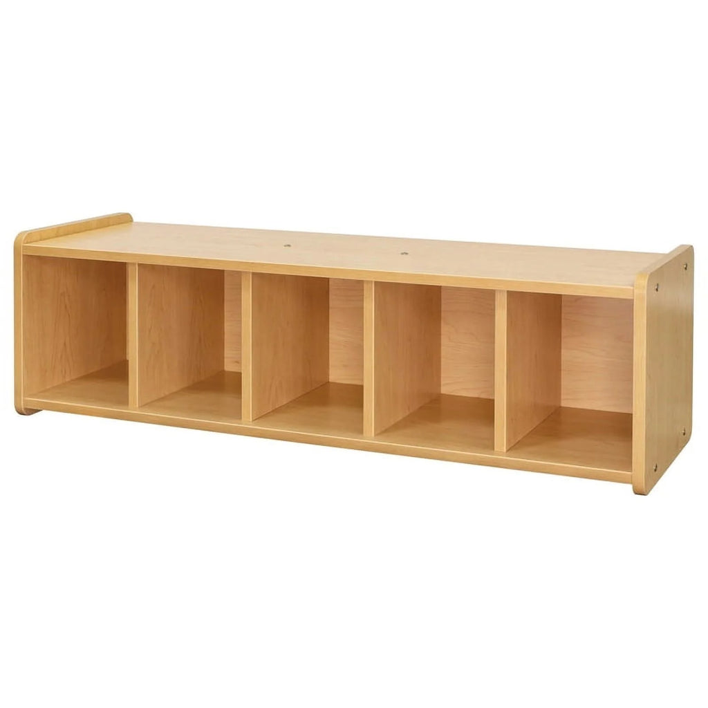 Maple Wood Book Bench Cubby Storage F181