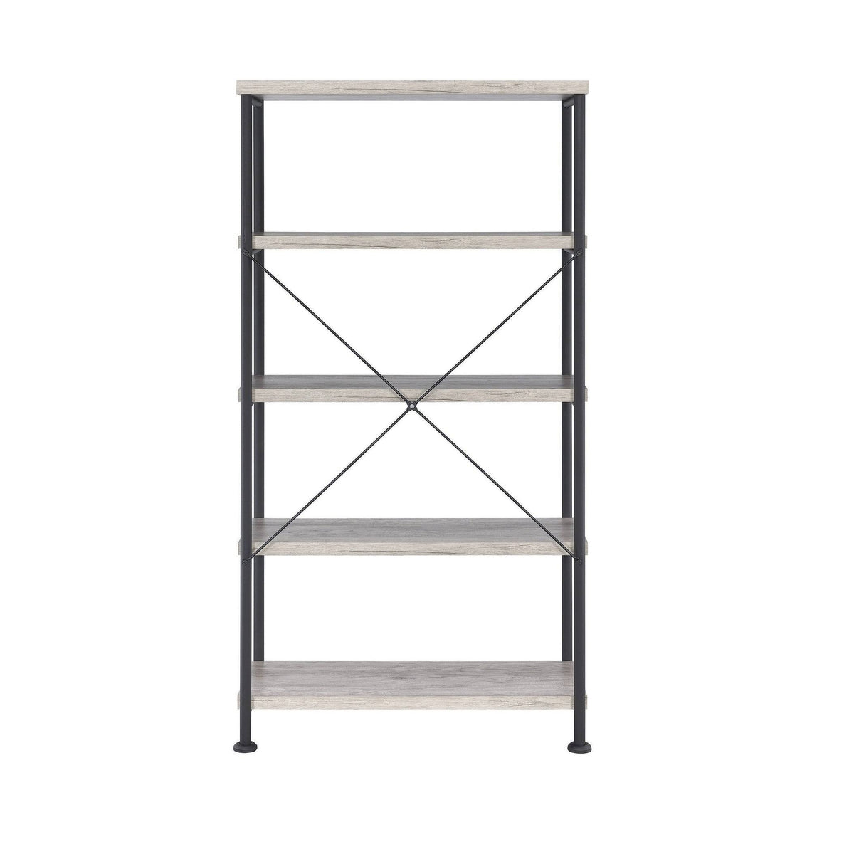 Grey Driftwood 4-Shelf Bookcase B363630