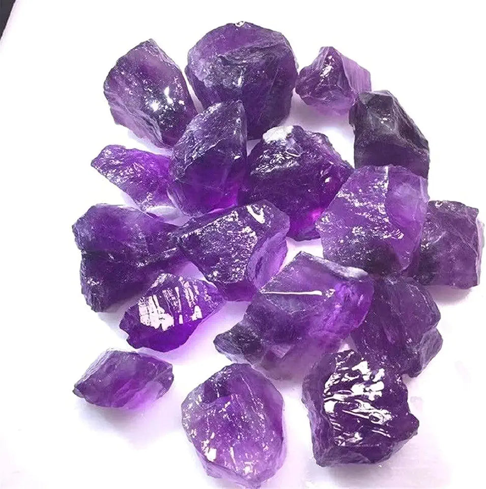 Amethyst Rough Stone Natural Rock Mineral Specimen 100g U67031