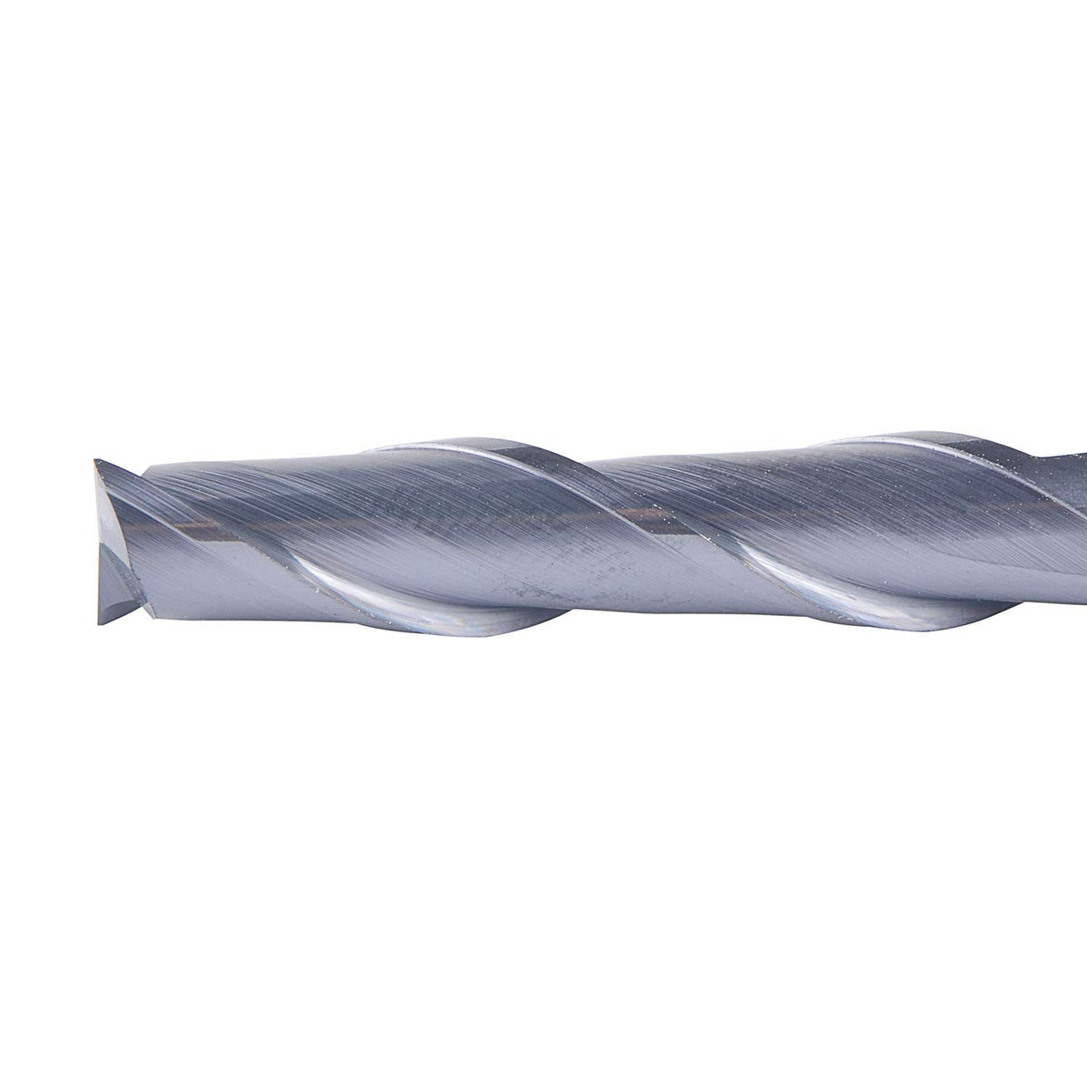 2 Flutes 1/4 inch Shank Carbide End Mill TiAlN Coated HRC55 Spiral UpCut Pack of 2 C110075