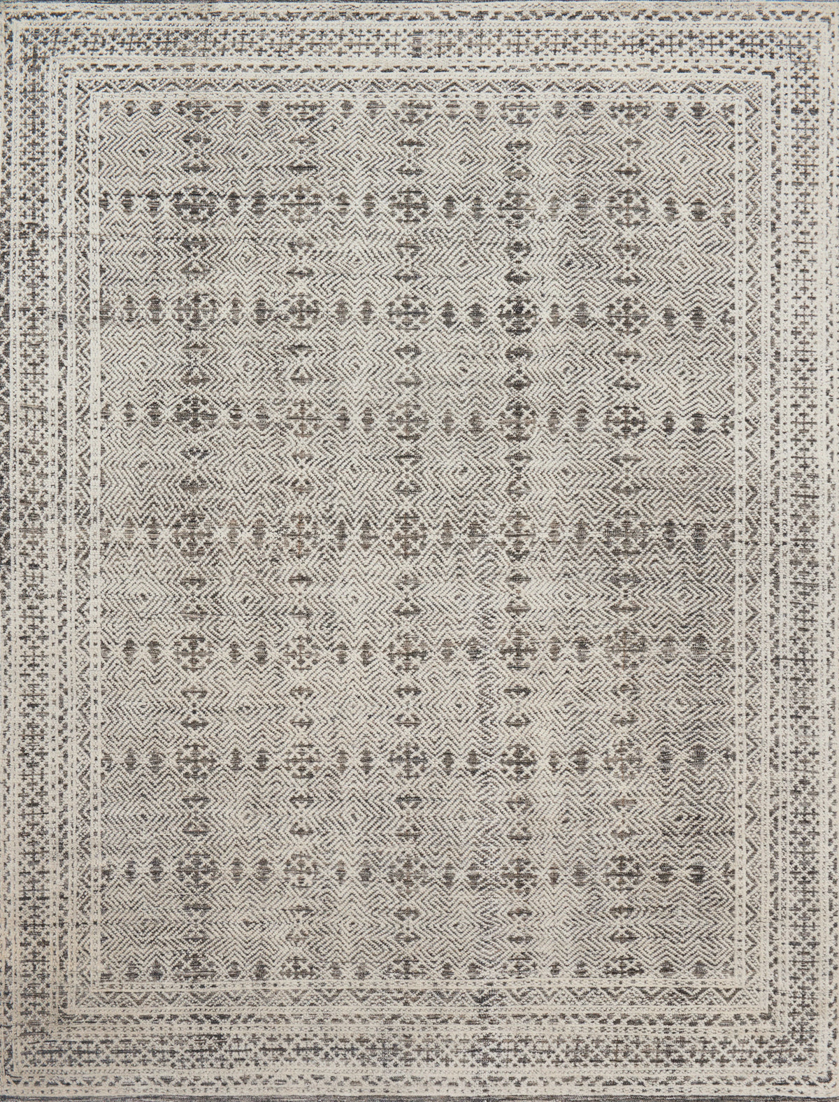 Grey Ivory Rug 4'0 x 6'0 Z965