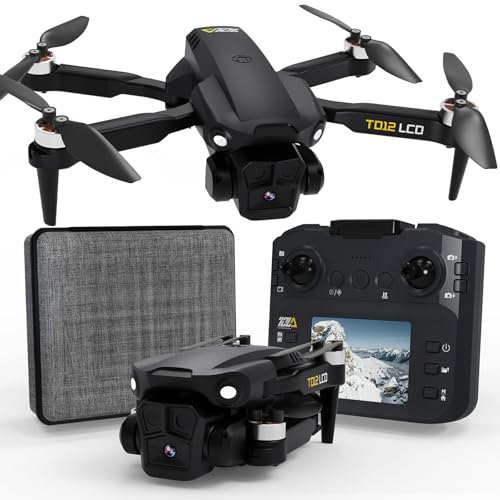 Foldable Drone with Camera and LCD Screen Remote Control A817381