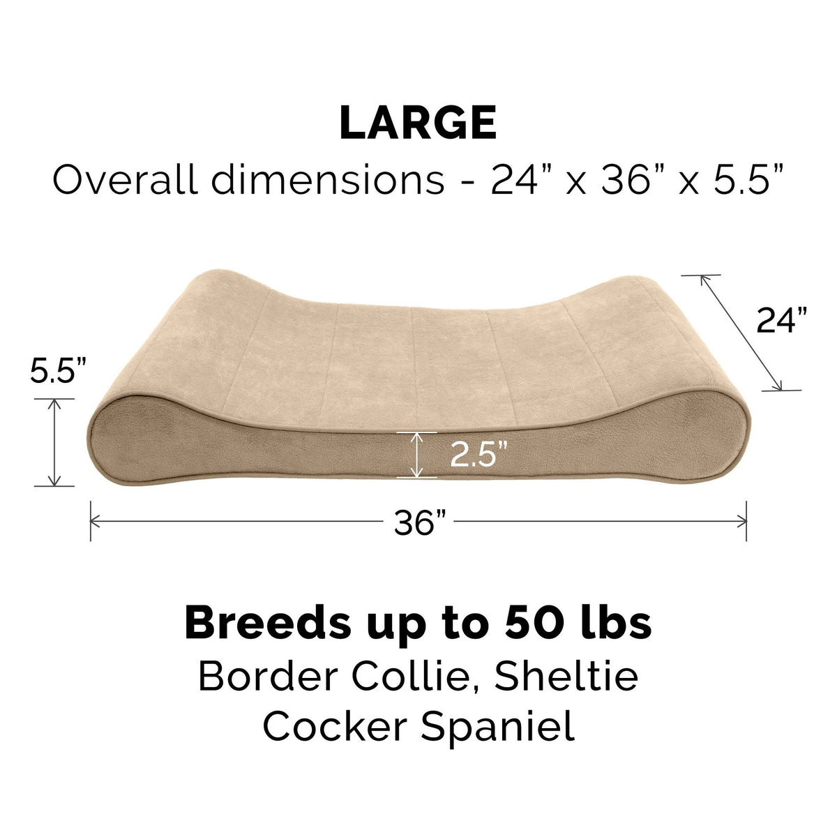 Memory Foam Microvelvet Pet Bed R697600