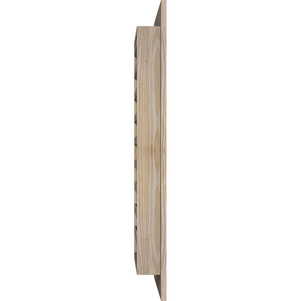 Unfinished Smooth Pine Gable Vent C820