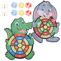 2 Sets Dart Board Game with Sticky Balls C849