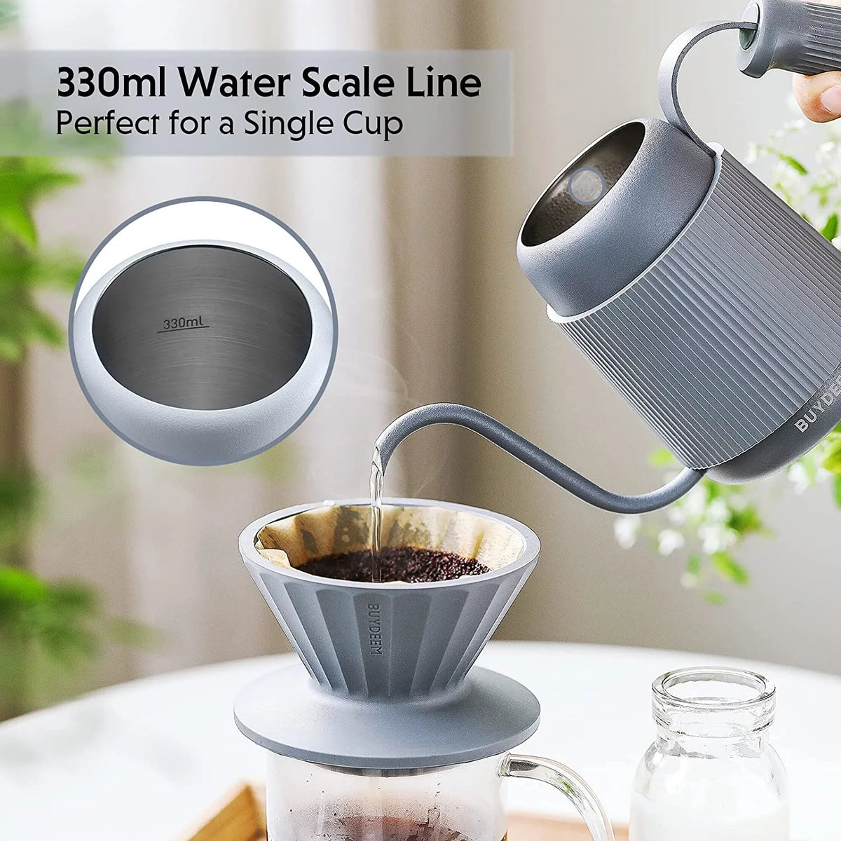 Portable Gooseneck Coffee Kettle 330ml S721