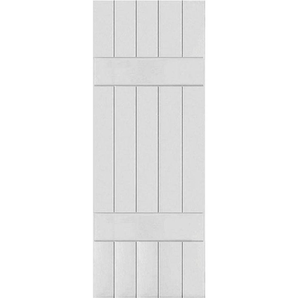 18x22 x 55x22 Primed Cedar Board-n-Batten Shutters (Per Pair) X794