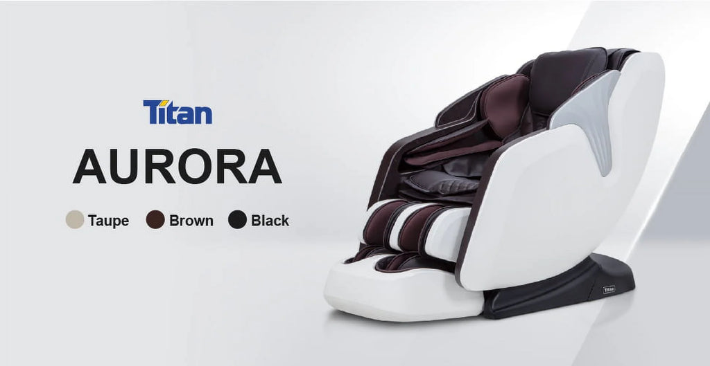 Brown L-Track 2D Full Body Massage Recliner Chair W33996