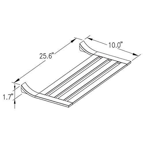Hotel Shelf Satin Nickel X3287