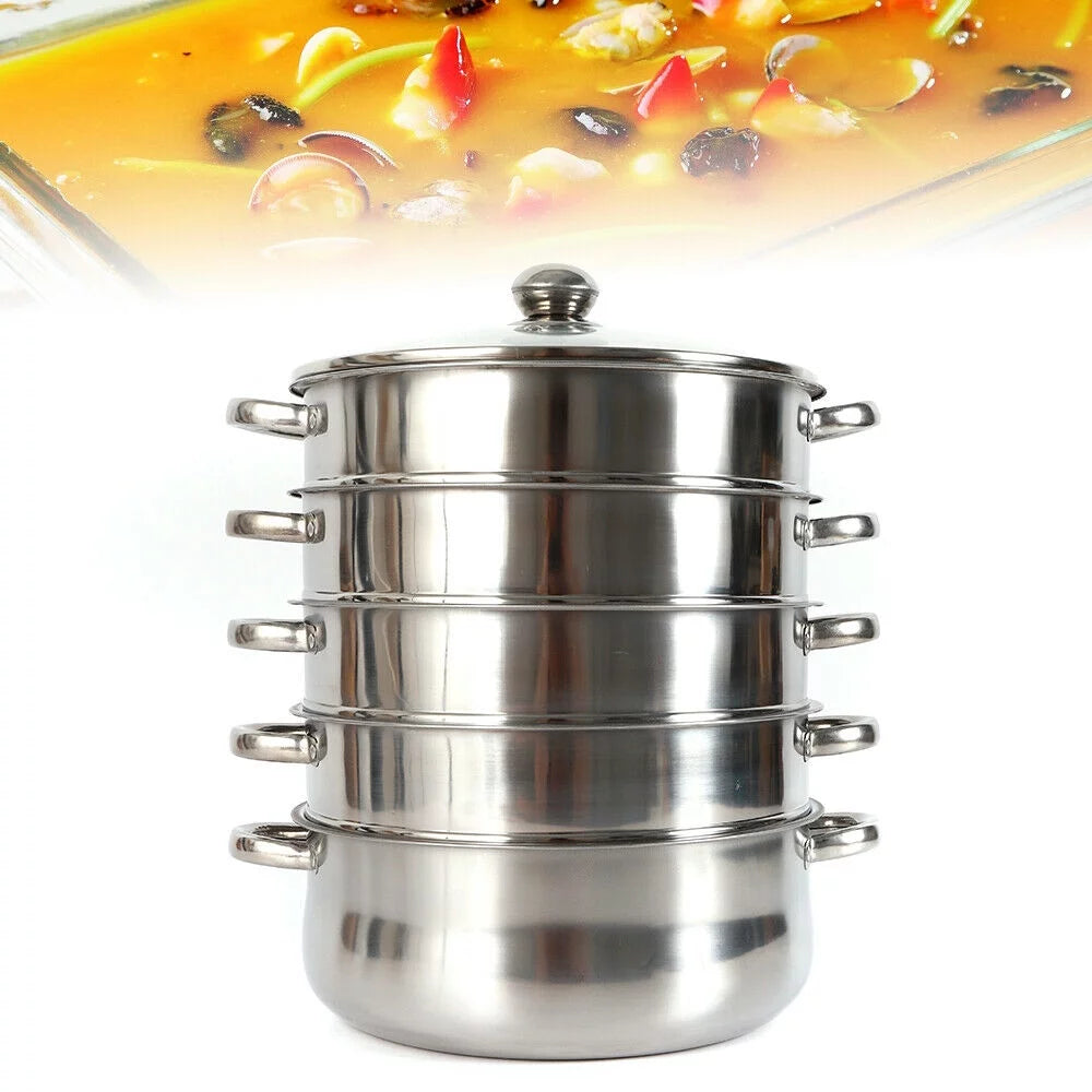 5-tier Stainless Steel Steamer U37295