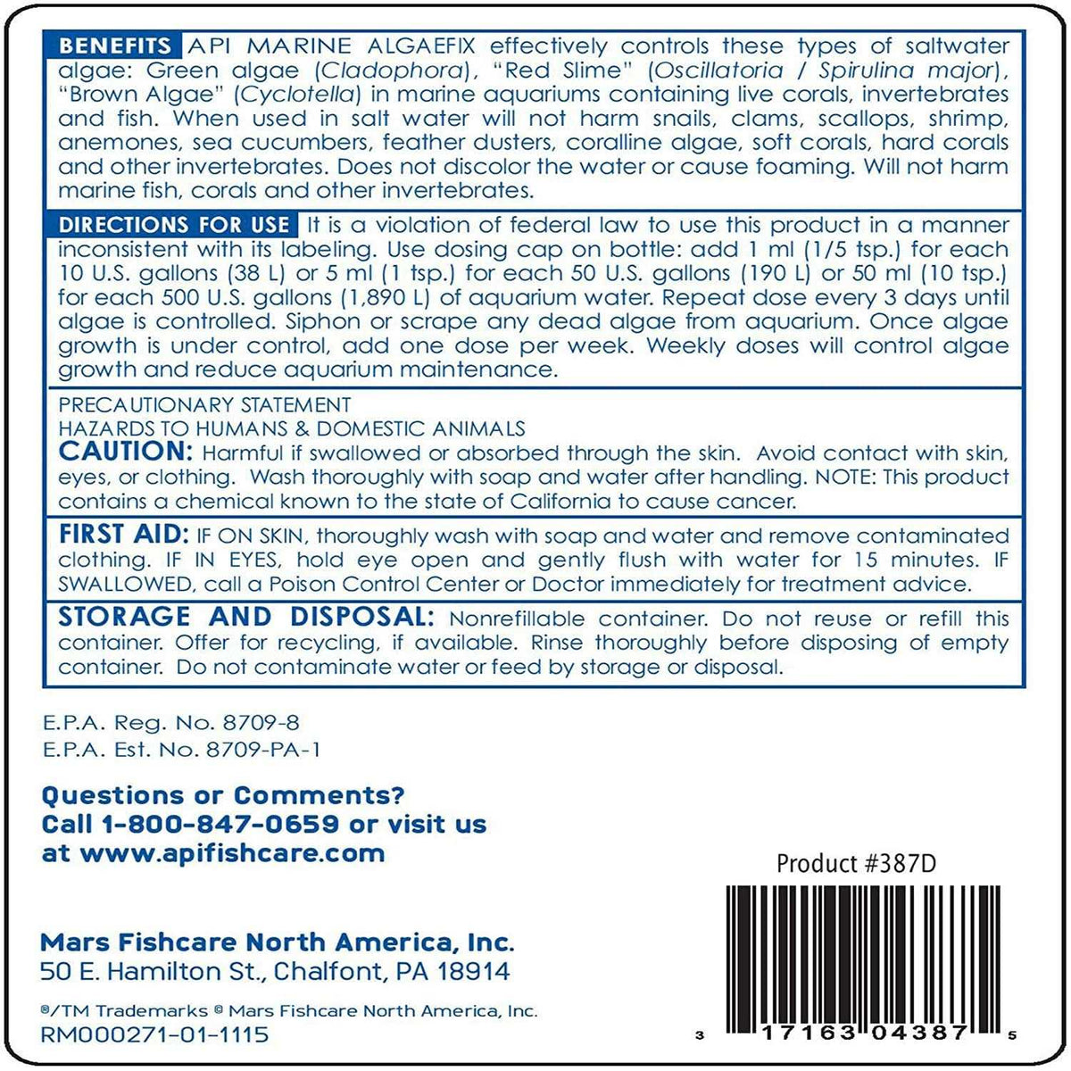 Algaefix Marine I432