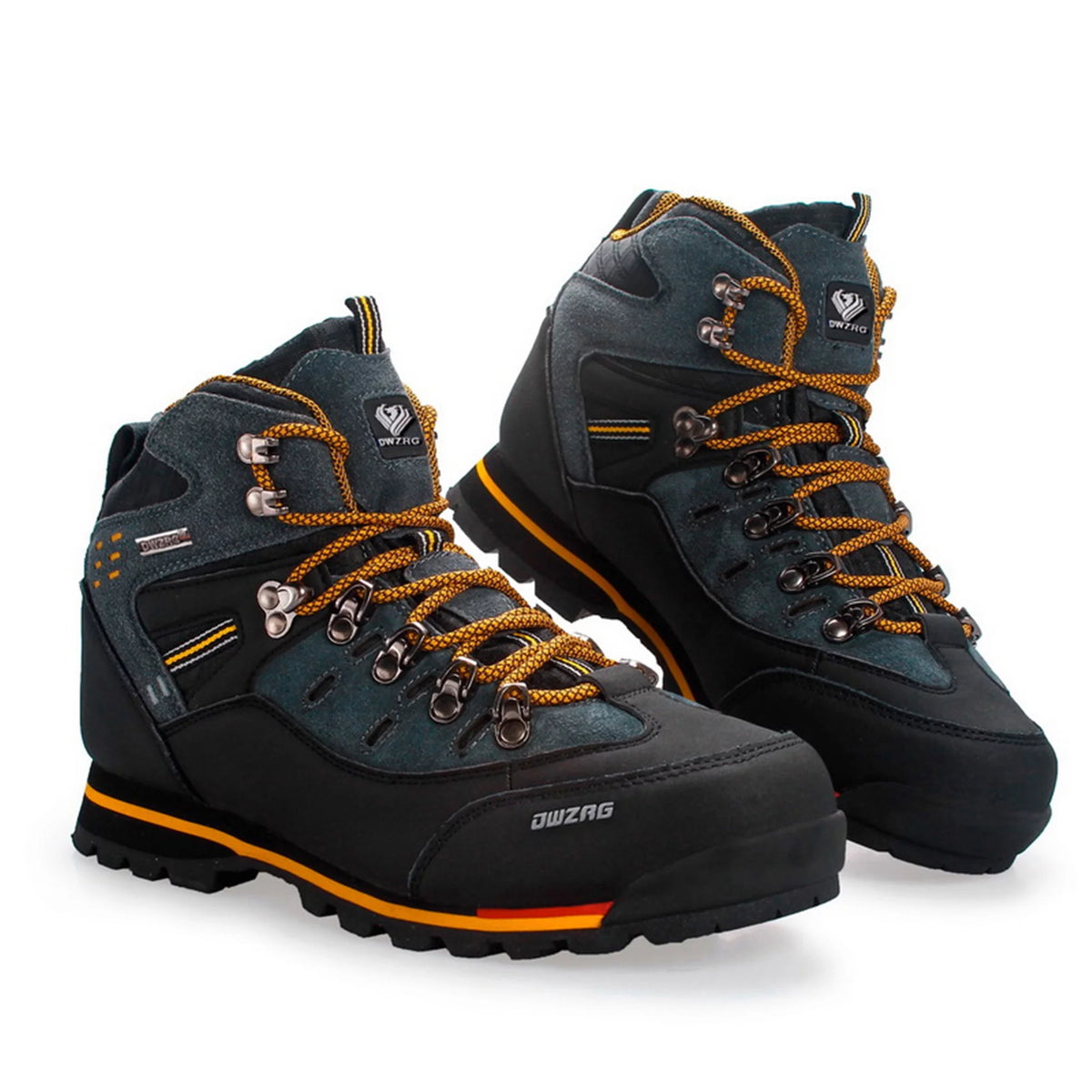 Waterproof Leather Mid Hiking Boots Non-Slip Lightweight H29455