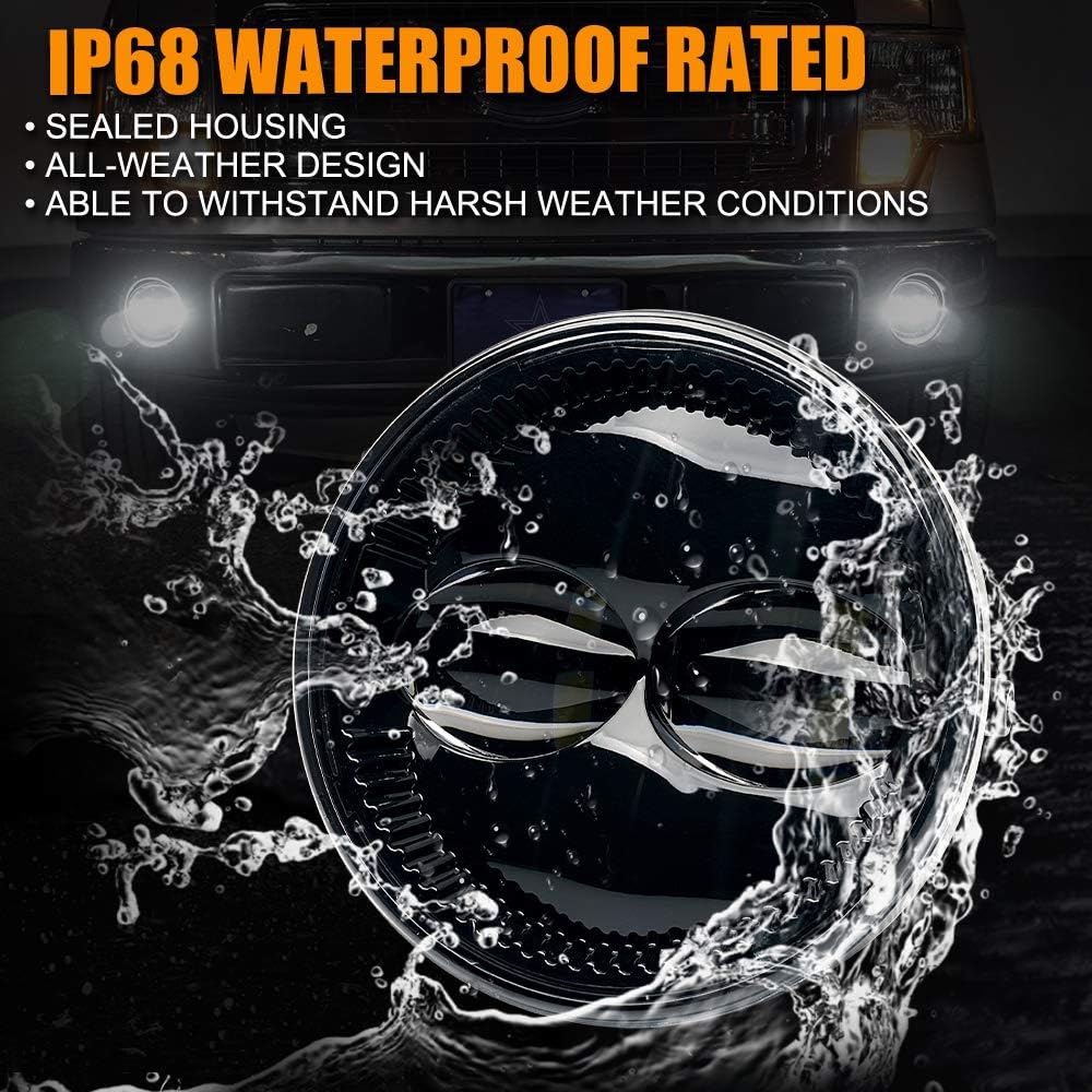 White LED Fog Lights 30W Bumper Driving Fog Light Pack of 2 B35030