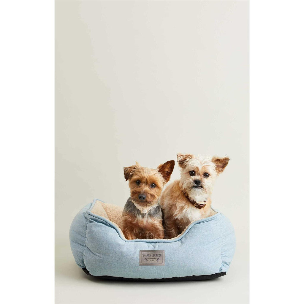 Blue Chambray Sherpa Bed I253987