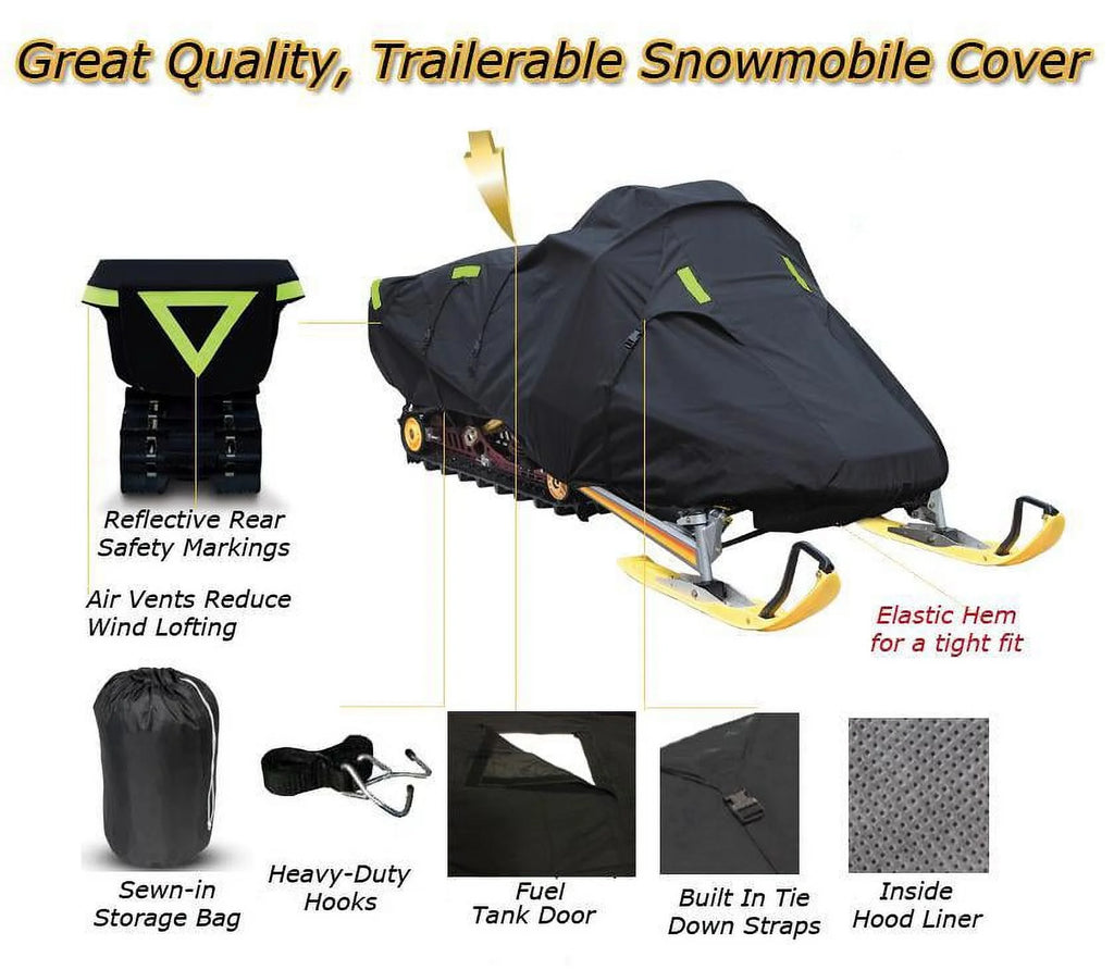 Trailerable 600 Denier Snowmobile Cover T430749