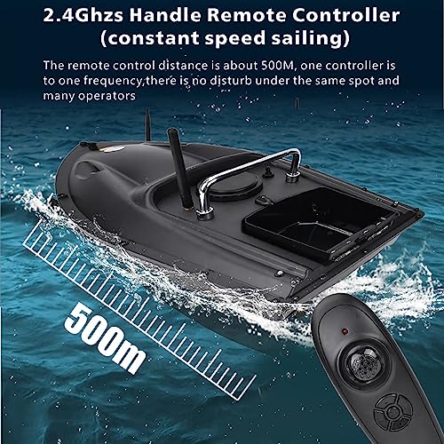 Black Remote Control Fishing Bait Boat V33954