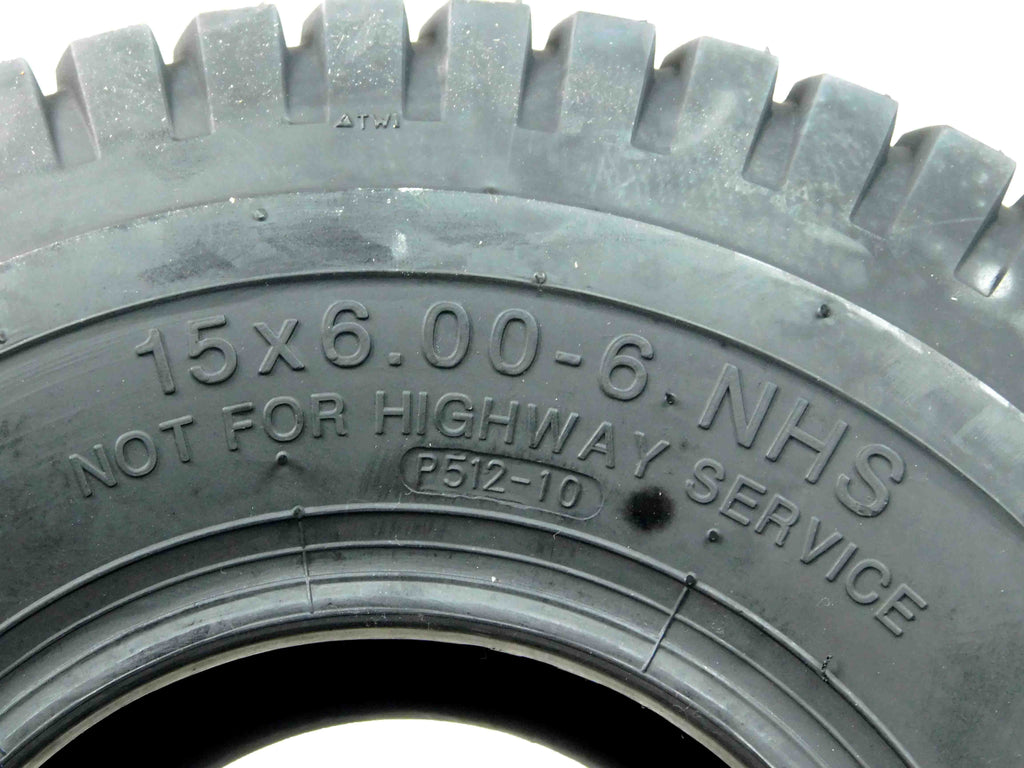 15x6-6 Lawn Mower and Turf Tire Set of 2 R924037