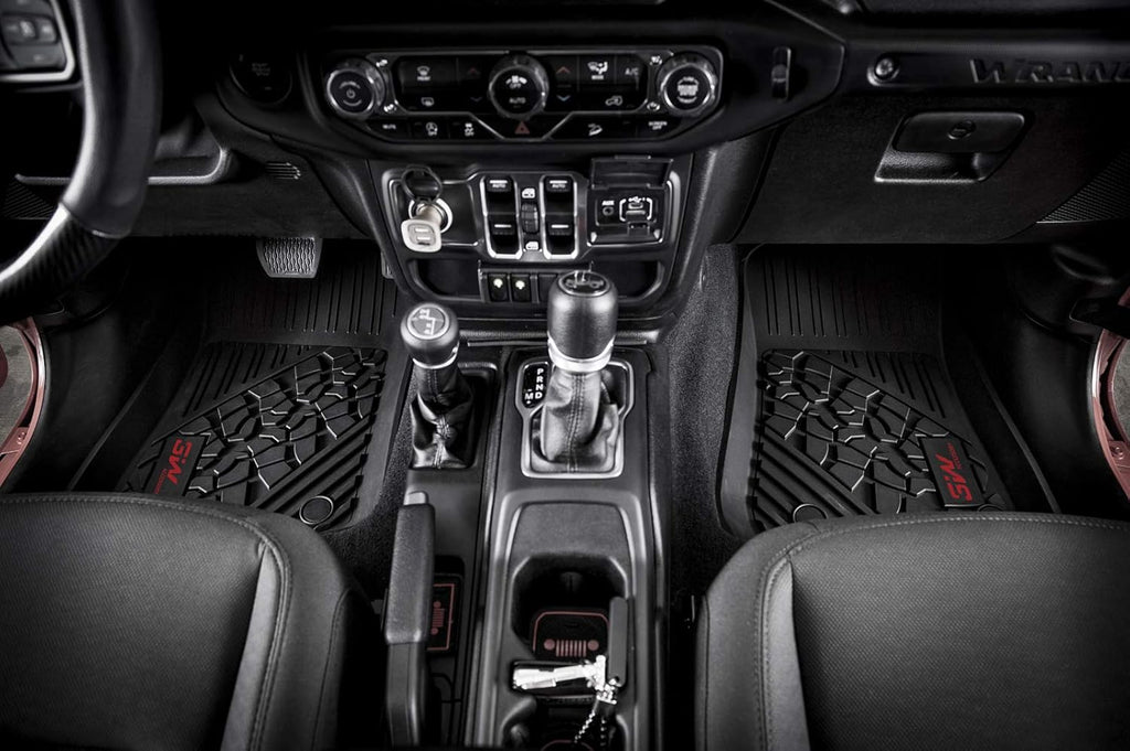 Black TPE Floor Mats Full Set A640