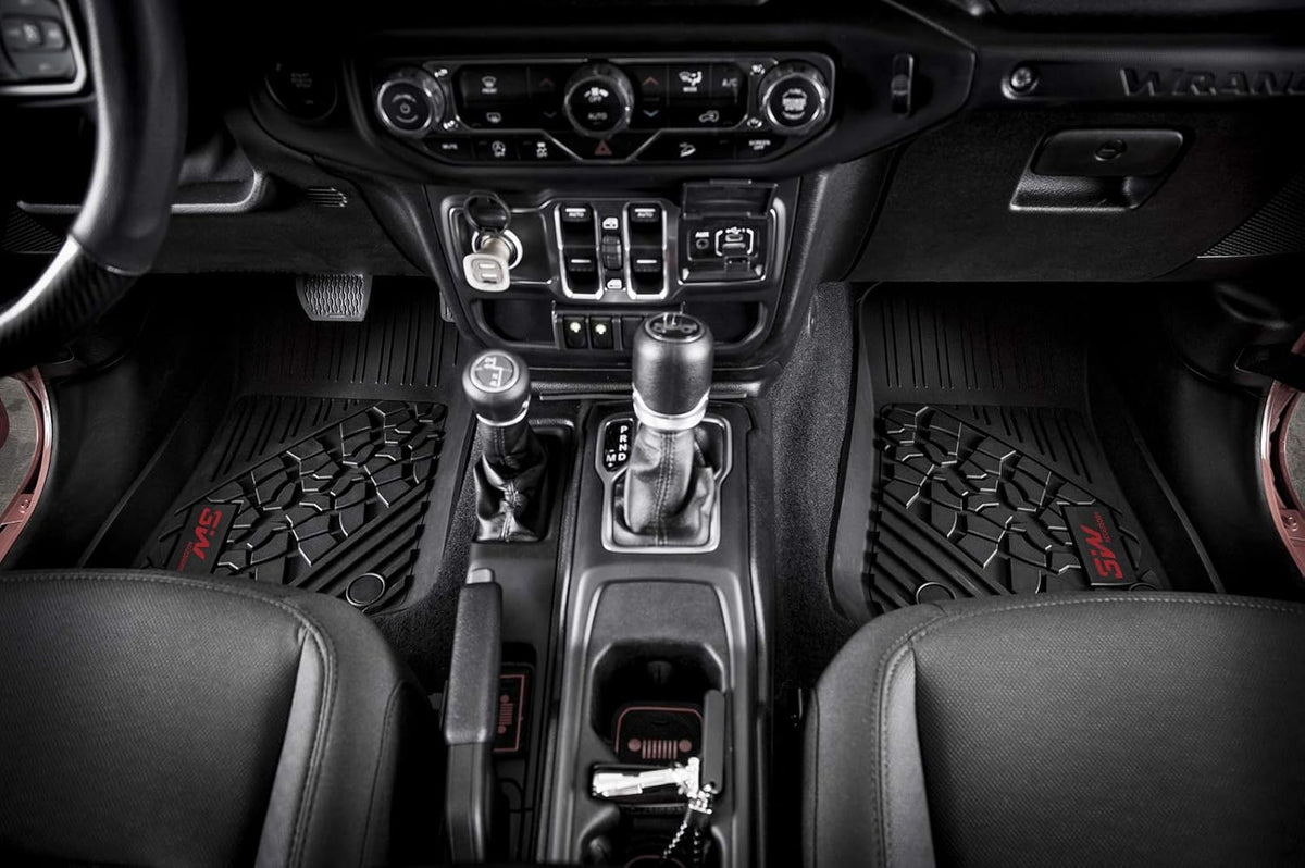 Black TPE Floor Mats Full Set A640