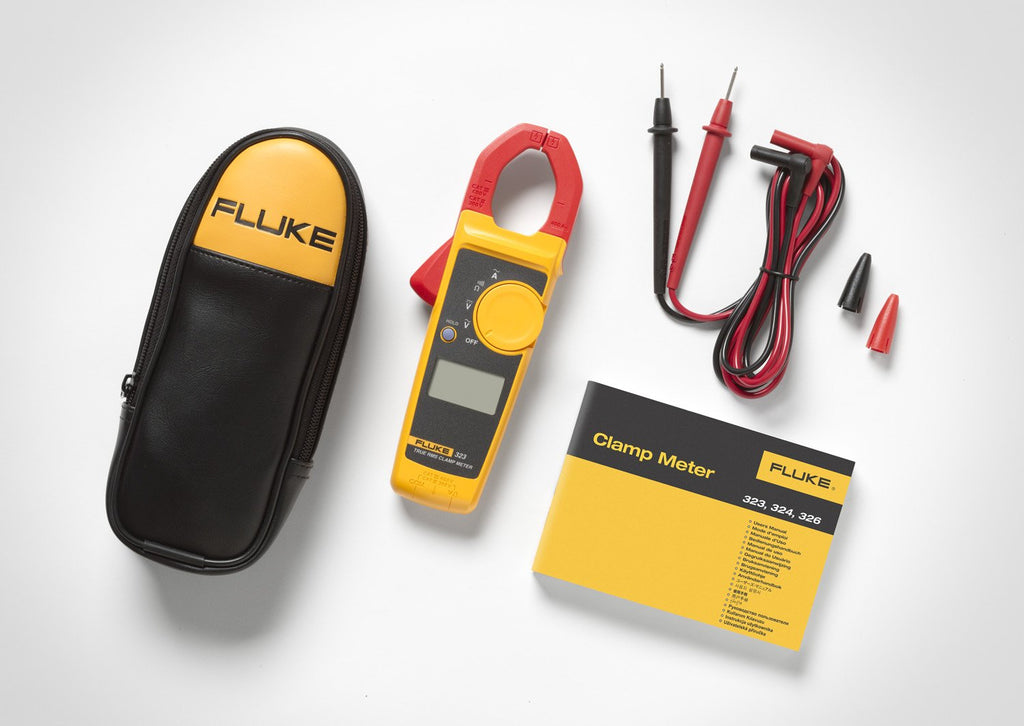 Clamp Meter, Measures AC Current to 400 A, AC/DC Voltage to 600 V, Resistance and Continuity, with Soft Carrying Case H74022