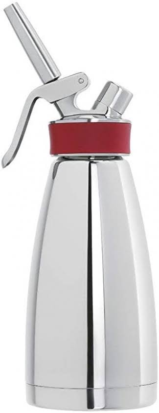 1-Pint Polished Stainless Steel Cream Whipper F90512