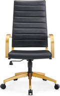 Gold High Back Ergonomic Office Chair with Lumbar Support F613037