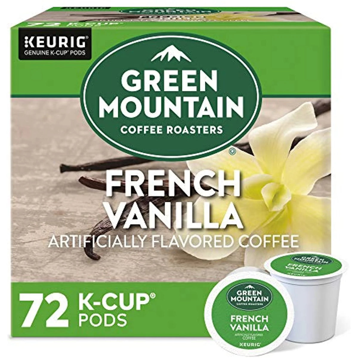 French Vanilla Light Roast Coffee, 72 Count F337