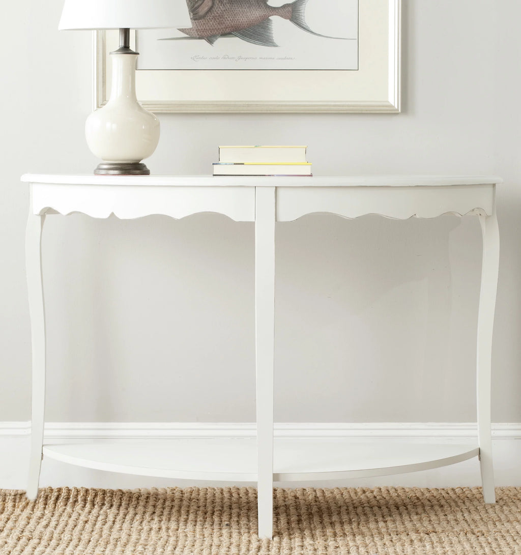 Rustic Demilune Console R61461