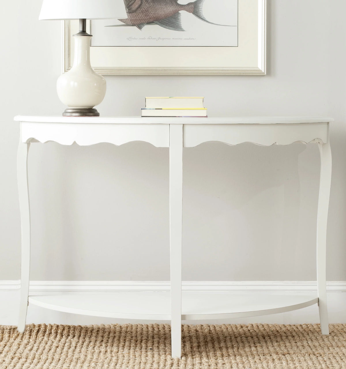 Rustic Demilune Console R61461