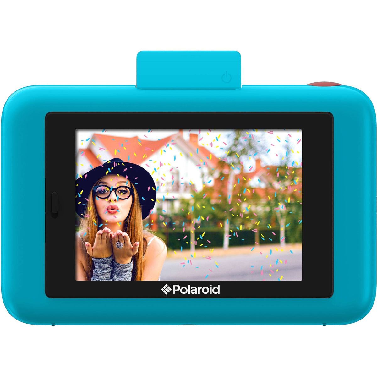 Blue Instant Print Digital Camera with LCD Display X33083